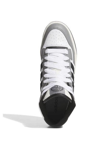Scarpe Adidas Rapid Court Mid Bianco Grigio Nero Uomo ADIDAS CORE | Sneakers | JP5866-